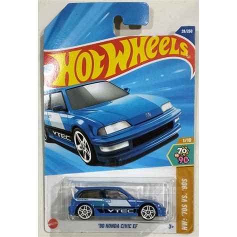 Hot Wheels Honda Civic Ef Hot Wheels Honda Ef Blue Hot Wheels Case C Shopee Malaysia