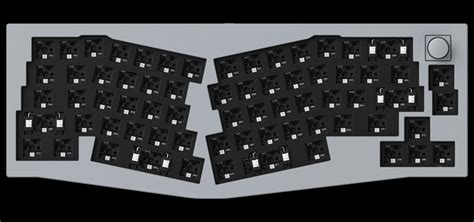 Buy Keychron Q Alice Qmk Custom Hot Swap Barebone Keyboard Black Q