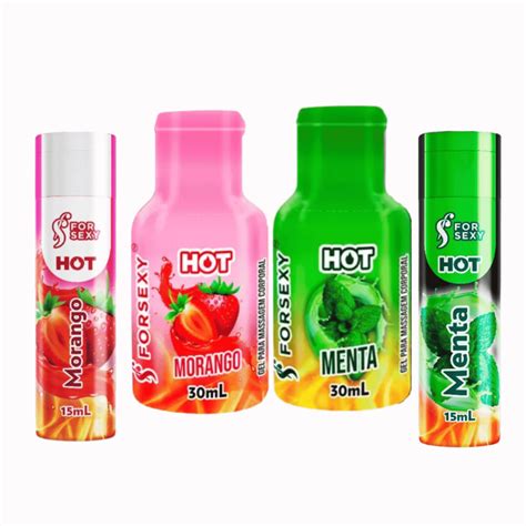 Gel De Massagem Oleo Lubrificante Hot Ice Esquenta Morango Menta Ml Ml Shopee Brasil