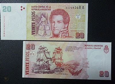 Argentina Banknote Pesos Convertibles Pick Unc Series A