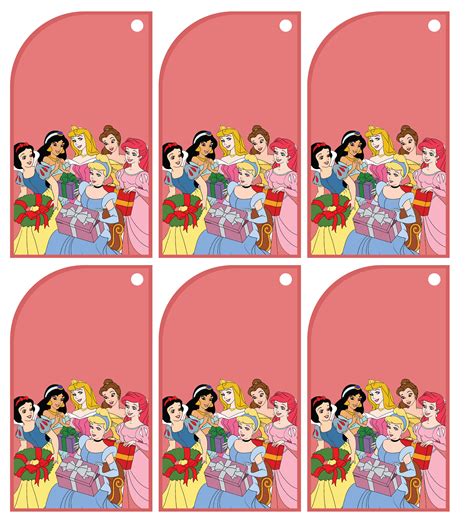 Free Printable Disney Princess Name Tags - Printable Templates
