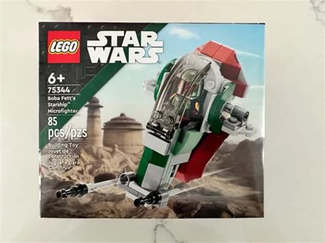 LEGO 75344 STAR Wars Boba Fett's Starship Microfighter Building Set 85 ...