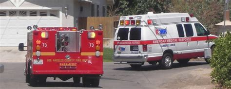 Los Angeles County Fire Department Lacofd Rescue Squad 73 And American