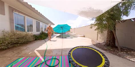 Kylie Page Oils Up Her Big Natural Tits And Round Ass Before Taking Your Hard Cock