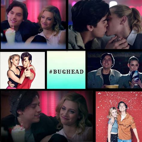 Download Free Bughead Collage Riverdale Moments Wallpaper