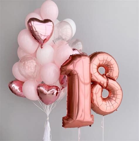Воздушные шары на восемнадцатилетие - 101 shar