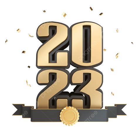 2023 Font Png Picture 2023 Black Gold Font 2023 New Year Happy New
