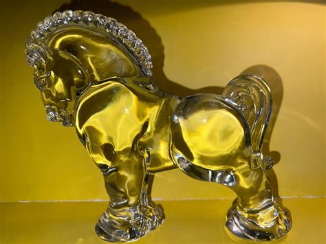 Heisey Clydesdale Horse Figurine Original And Rare 1940s About 7