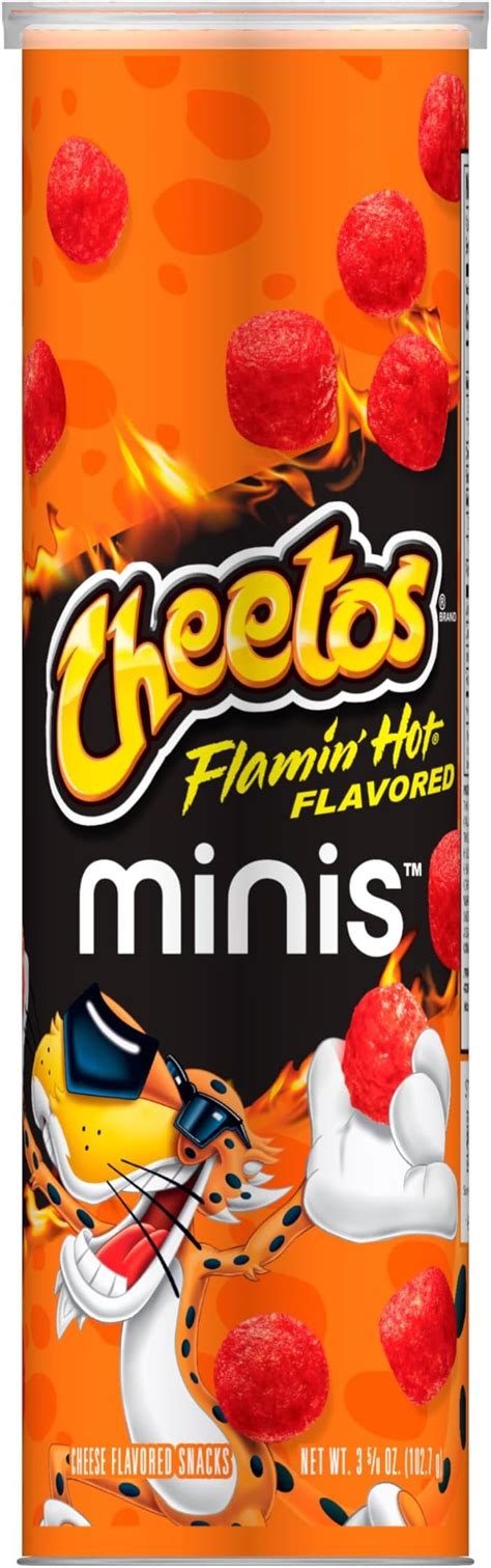 Amazon Minis Cheetos Canister Flamin Hot Bites