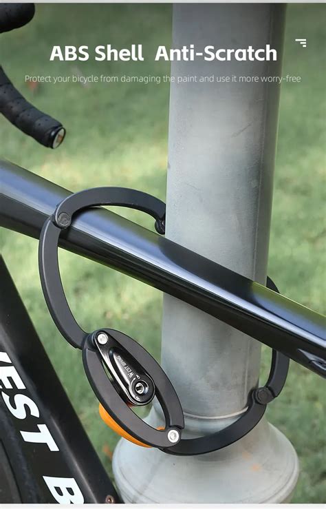 Складной велосипедный замок WEST BIKING, замок для горного и дорожного ...