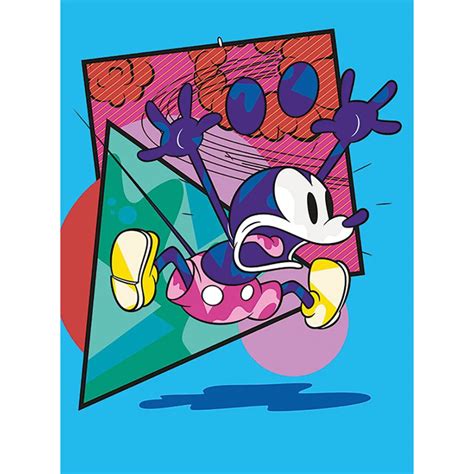 Принт върху платно и подрамка "Мики Маус подскача в шок" | Elephant ...