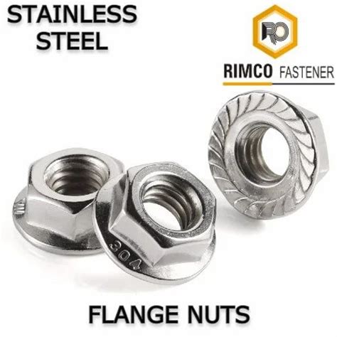 Broaching Stainless Steel Serrated Hex Flange Nuts At ₹ 5piece In Mumbai