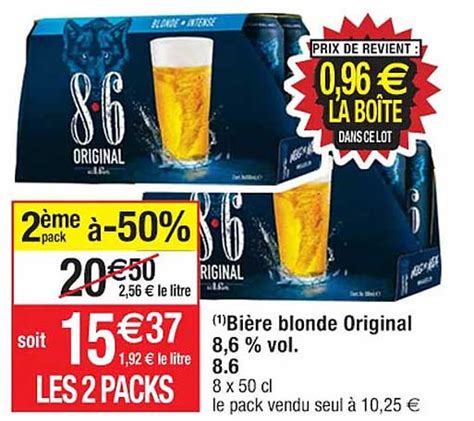 Promo Bi Re Blonde Original Vol Chez Cora Icatalogue Fr