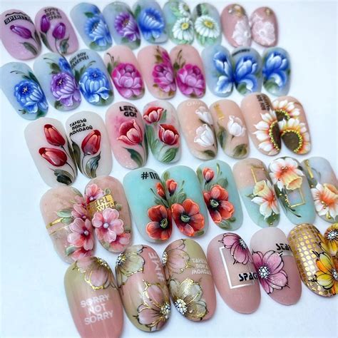 Курсы Маникюр Обучение EMi on Instagram: “Когда мастер умеет рисовать 🌷 ...
