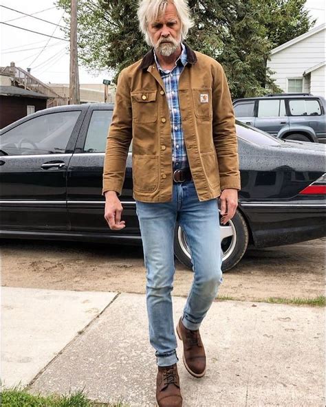 Rugged Style Men Outfit Lumberjack Style Men Outfits Lumberjack Shoes Denim Outfit Men Mens