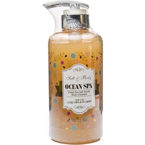 Гель для душа с солью мертвого моря 3W CLINIC OCEAN SPA DEAD SEA SALT ...