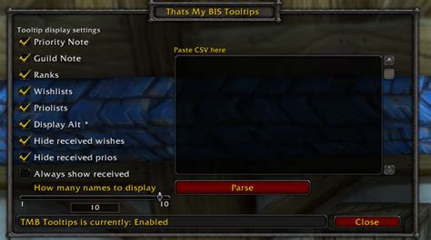 Thats My Bis Tooltips World Of Warcraft Addons Curseforge