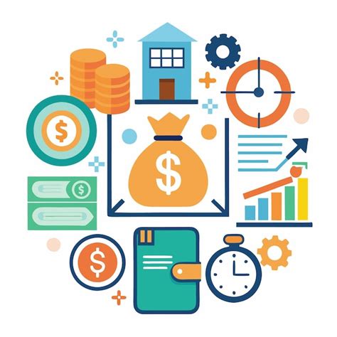 money bag  financial icons premium ai generated vector