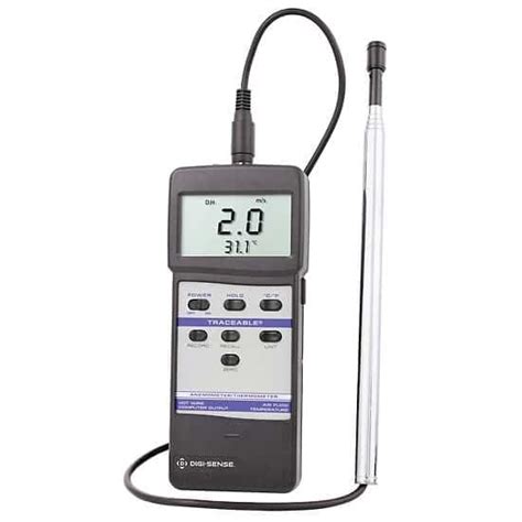 Digi Sense Traceable Hot Wire Anemometer With Rs Output And Calibration Amazon
