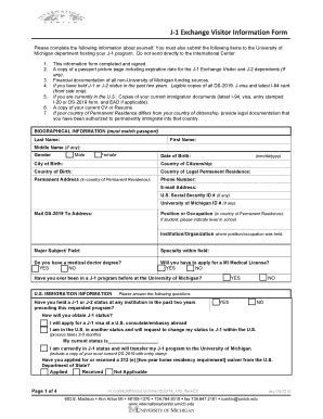 Umich Ds Fill Online Printable Fillable Blank Pdffiller