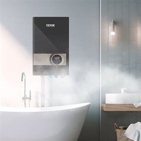 BENTISM 18KW Instant Hot Tankless Water Heater Electric LED Boiler IP25 For Shower Walmart