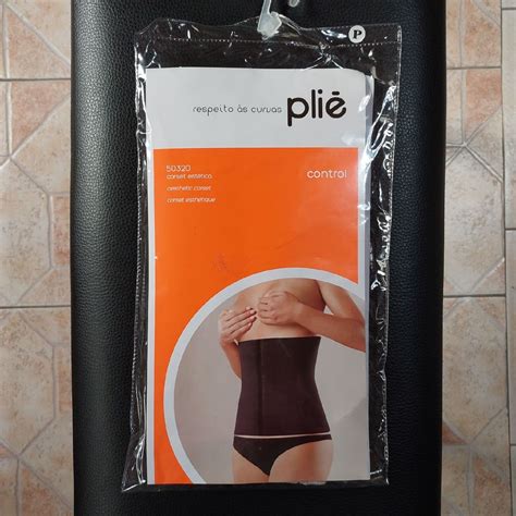 Corset Compress O Cinta Modeladora Pli Bege Lingerie Feminina Pli Usado Enjoei