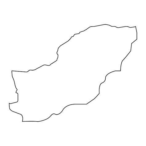 Premium Vector Golestan Province Map Administrative Division Of Iran