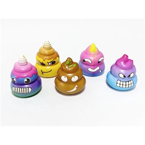 Brinquedo Kawaii Emoticon Côco Squishy Sensorial Fidget Fofo Submarino