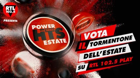 Power Hits Estate Al Via Oggi La Classifica Su Rtl Per