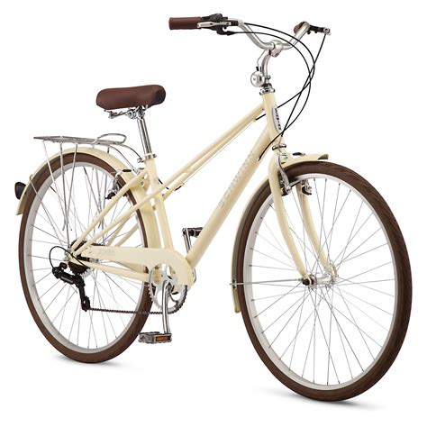 Schwinn Admiral 700c Adult Hybrid Bike 7 Speed Unisex Bike Cream