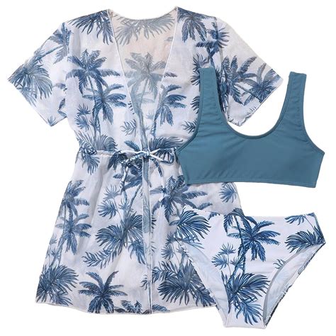 Ketyyh Chn Bathing Suits For Girls Girls Swimsuit Piece Bathing Suit Ring Linked Bikini