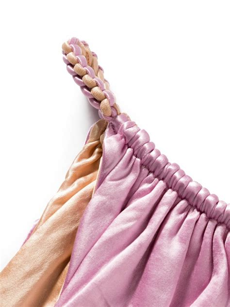 Isa Boulder Pink Braided Bikini Bottoms Isa Boulder