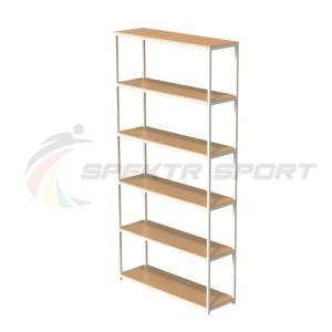 Купить Стеллаж для спортивного инвентаря 6 полок (полки фанера) в ...