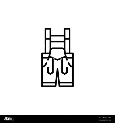 Lederhosen Icon Simple Lederhosen Icon For Social Media App And Web