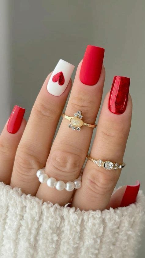 25 Raging Red Valentines Day Nails That Are Hot Hot Hot The Catalog By Celine