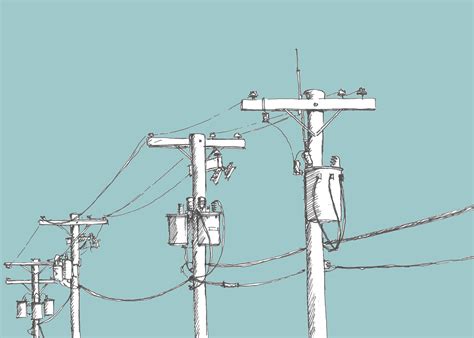 Utility Pole Drawing At Explore Collection Of