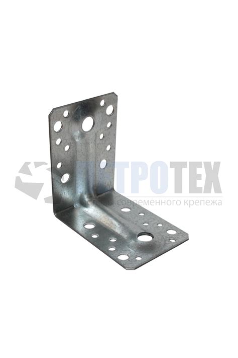Уголок крепежный 90×90×65×2,0 мм, усиленный RAM-BO, оцинкованный