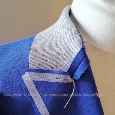 Under collar and blazer body | Sewing techniques, Jacket pattern sewing ...