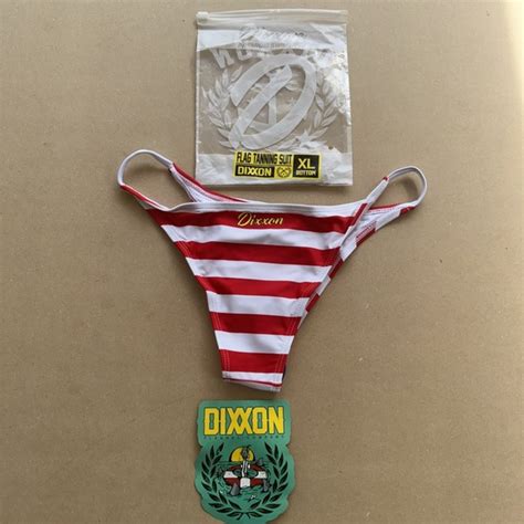 Dixxon Swim New Dixxon Xl Flag Bikini Bottom Red And White Size Extra Large Usa Poshmark