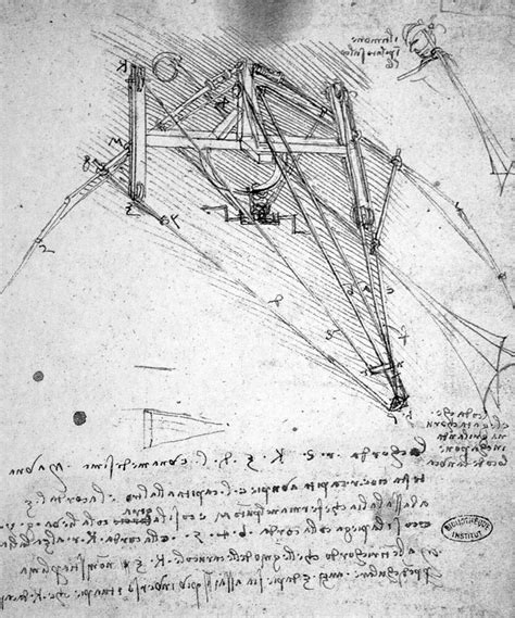 Leonardo Da Vinci Sketches Of Flying Machines