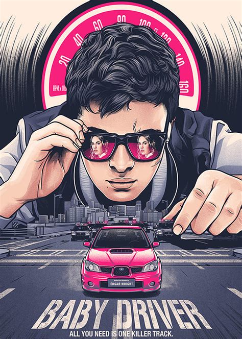 baby driver  digital art  russel bloom fine art america