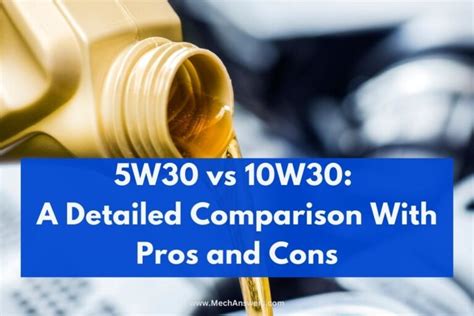 5W30 vs 10W30: (Key Differences & All Facts With Pros And Cons)
