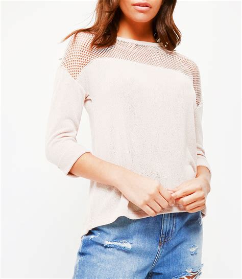 Nude Mesh Top A Thread Ahead