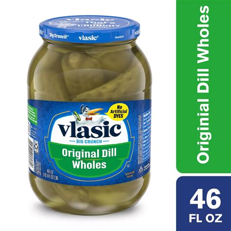 Vlasic Original Dill Wholes 46oz Usafoods
