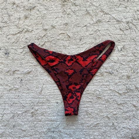 Inamorata Swim Inamorata Orpheus Snake Print Bikini Bottom Poshmark
