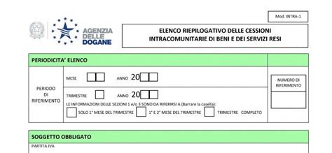 Modifiche E Semplificazioni Dei Modelli Intrastat A Partire Dagli