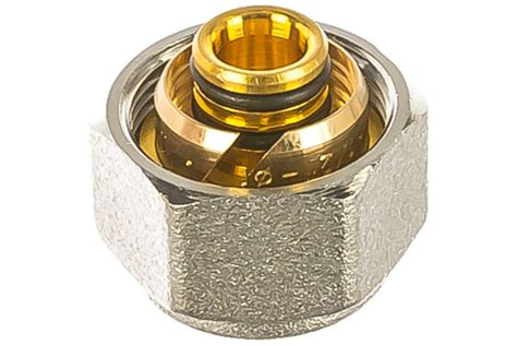 Концовка для металлопластиковых труб FAR 16х2 с накидной гайкой М24х19 ...