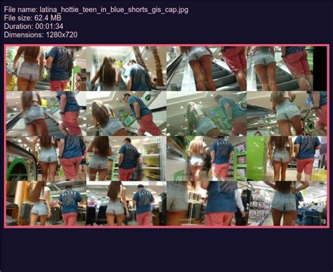 Latina Hottie Teen In Blue Shorts CandidGirlz Premium Collection