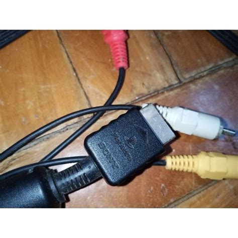 Original Playstation Ps1ps2 Av Cable Cord Video Gaming Gaming