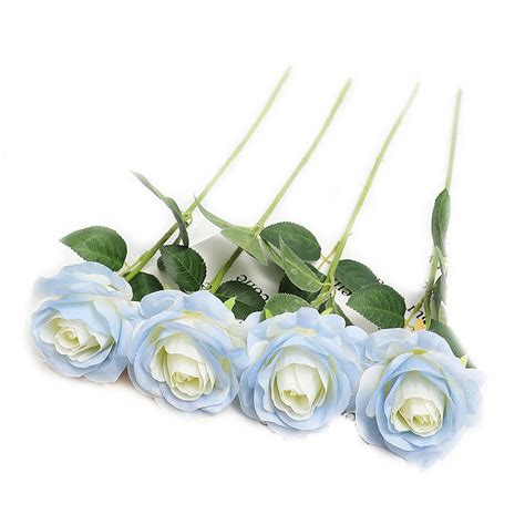 Easy Diy Flowers With Artificial Silk Rose, Wedding Home Decoration